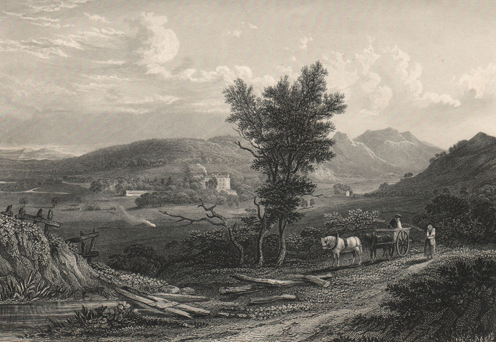 Bandirran and Dunsinnaine (Dunsinane) Hill, Perthshire, Scotland. BROWN 1868