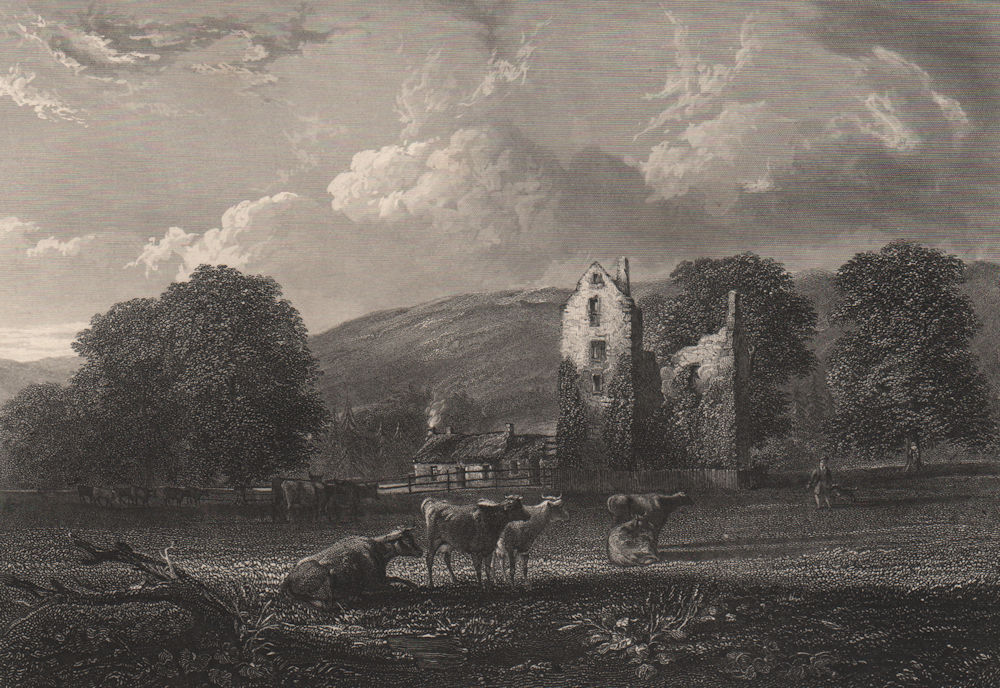 Associate Product Comrie Castle, Keltneyburn, Aberfeldy. Scotland. BROWN 1868 old antique print