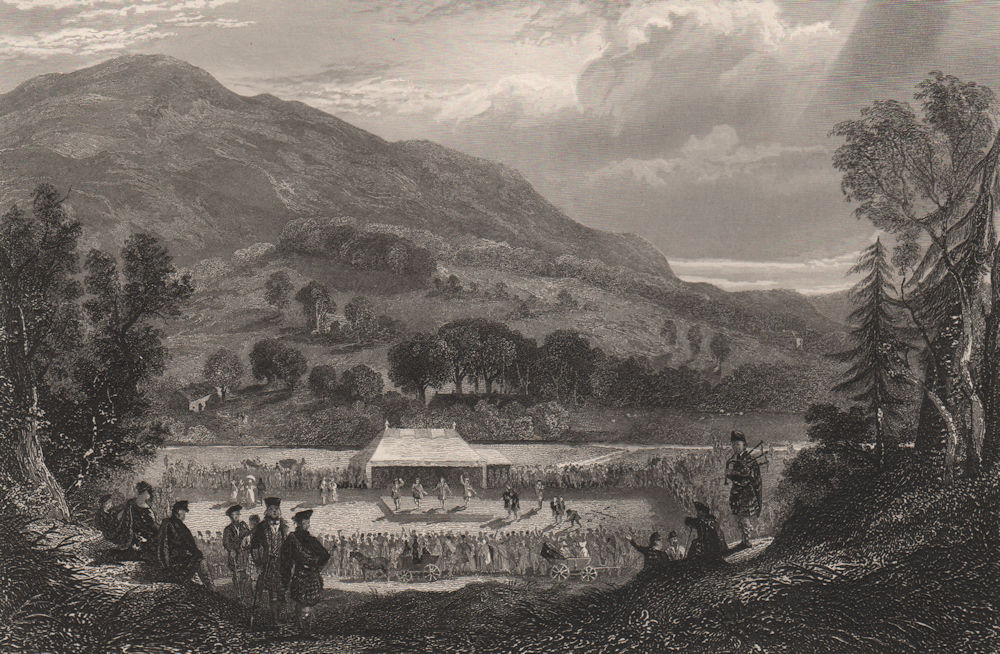 Associate Product St. Fillans Highland Games, Loch Earn, Perth & Kinross. Scotland. MACKENZIE 1868