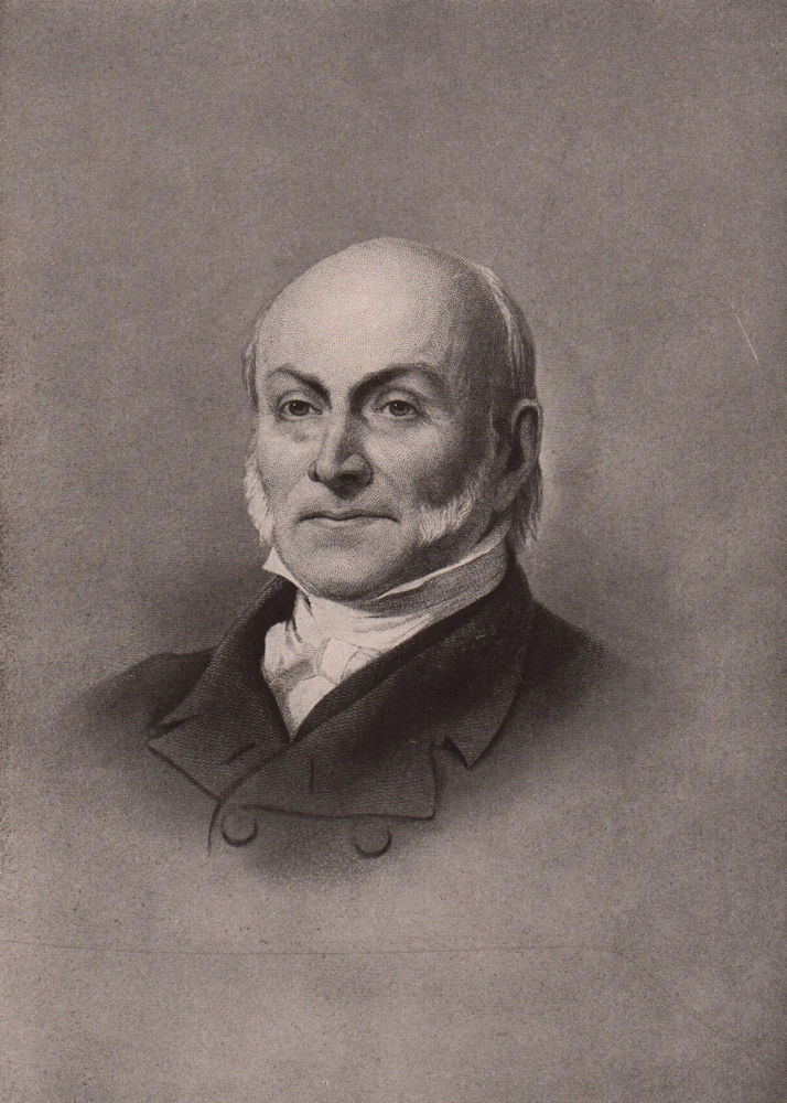 John Quincy Adams: Sixth President of the United States. US 1903 old print