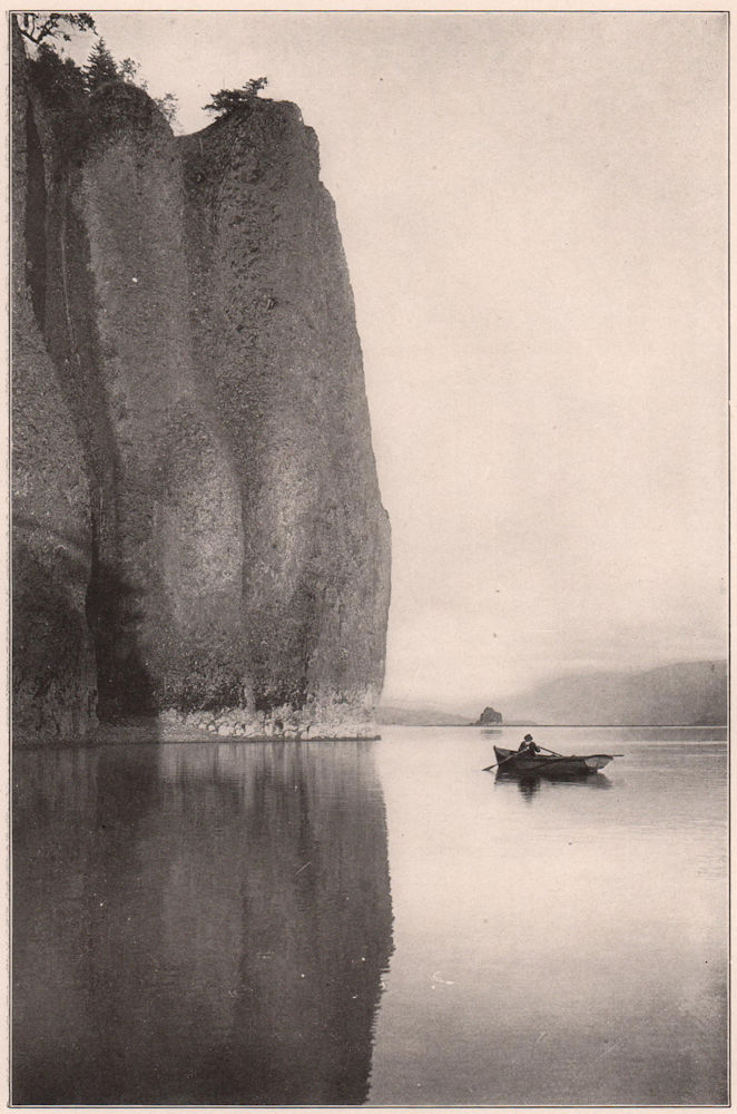 Columbia River. Washington 1903 old antique vintage print picture