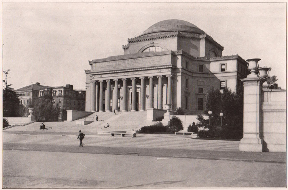 Columbia University: Library Building. New York. Low Memorial Library 1903