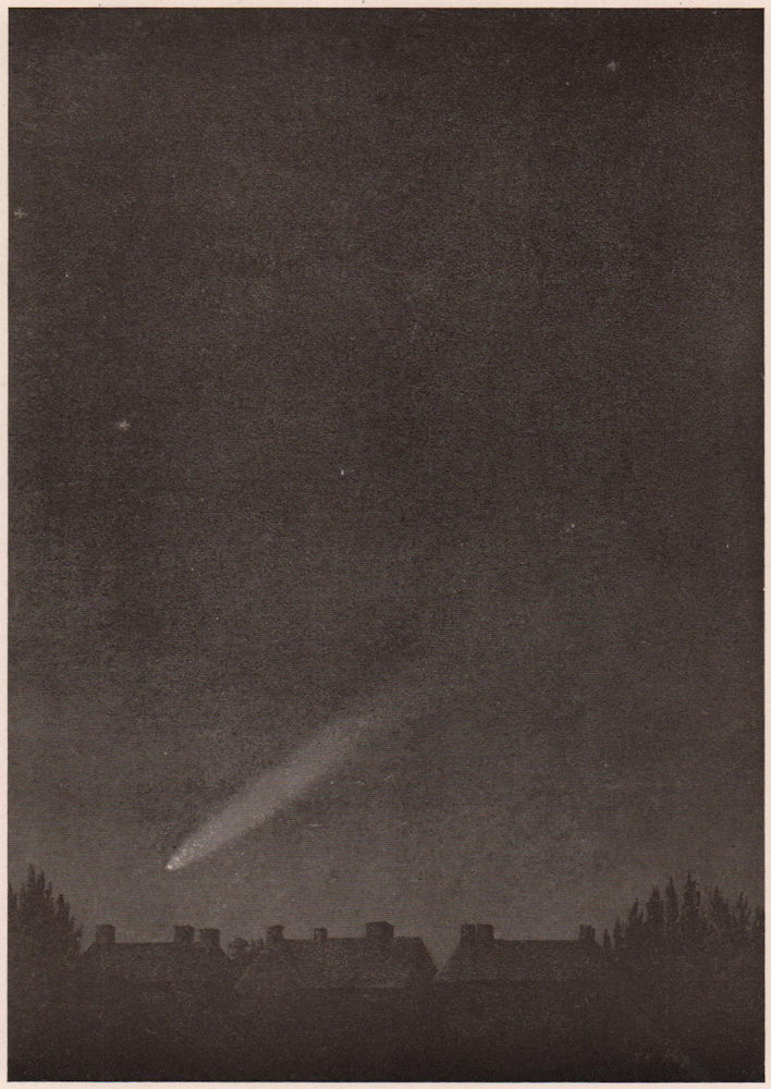 The Comet of 1882. Astronomy 1903 old antique vintage print picture
