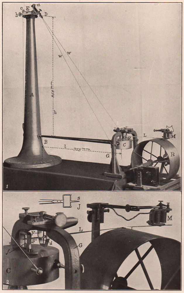 Associate Product Horizontal Pendulum Seismograph with Mechanical Registration. Science 1903