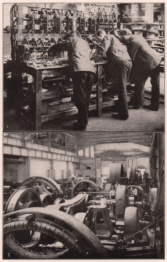 General Electric Works Schenectady NY. Dynamo Electric Machinery 1903 print