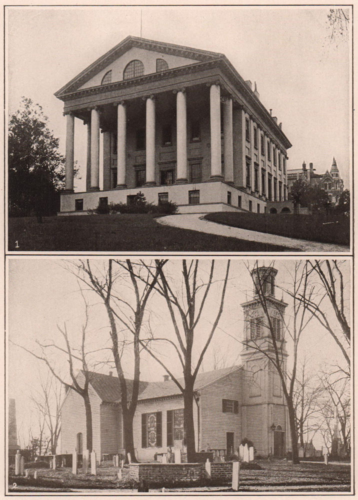 Richmond Capitol. Thomas Jefferson. St. John's Church, Richmond, Virginia 1903