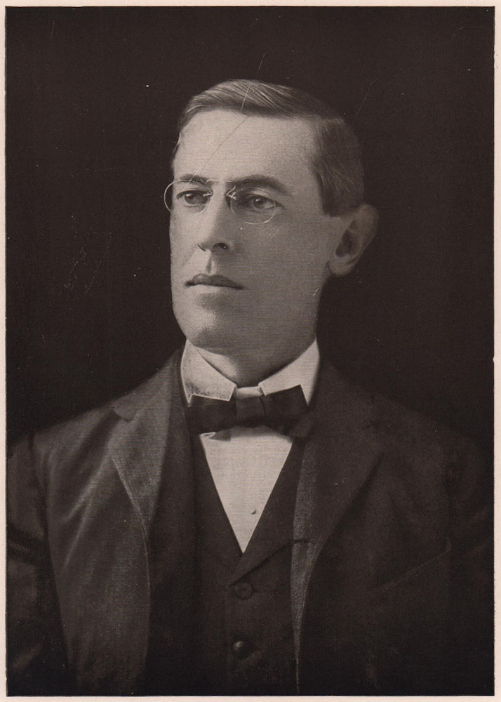Dr. Woodrow Wilson, President of Princeton University. New Jersey 1903 print