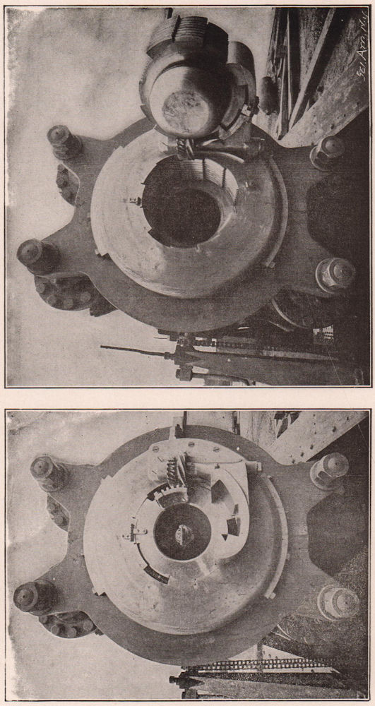 Associate Product Naval Guns: Breech Mechanism of Twelve-Inch Breech Loading Rifle 1903 print