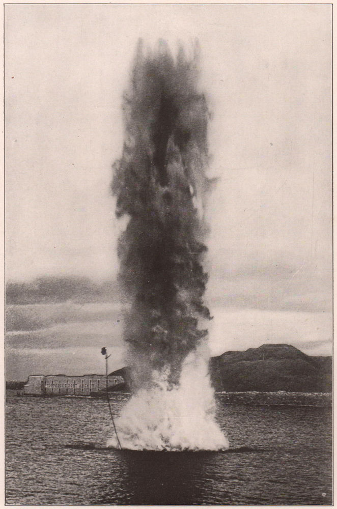 Associate Product Submarine Mines: Explosion of Contact Mine Loaded With Guncotton 1904 print