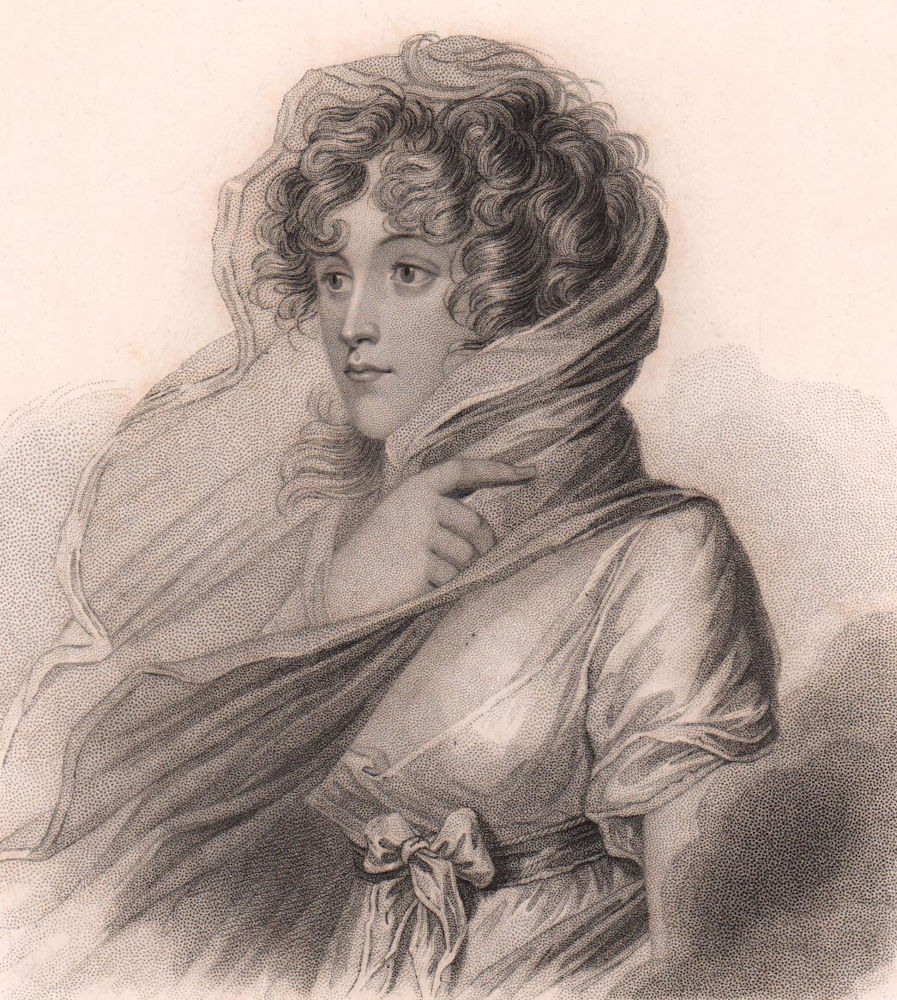 Zofia/Sophie Zamoyski, née Czartoryska. Polish aristocrat 1839 old print