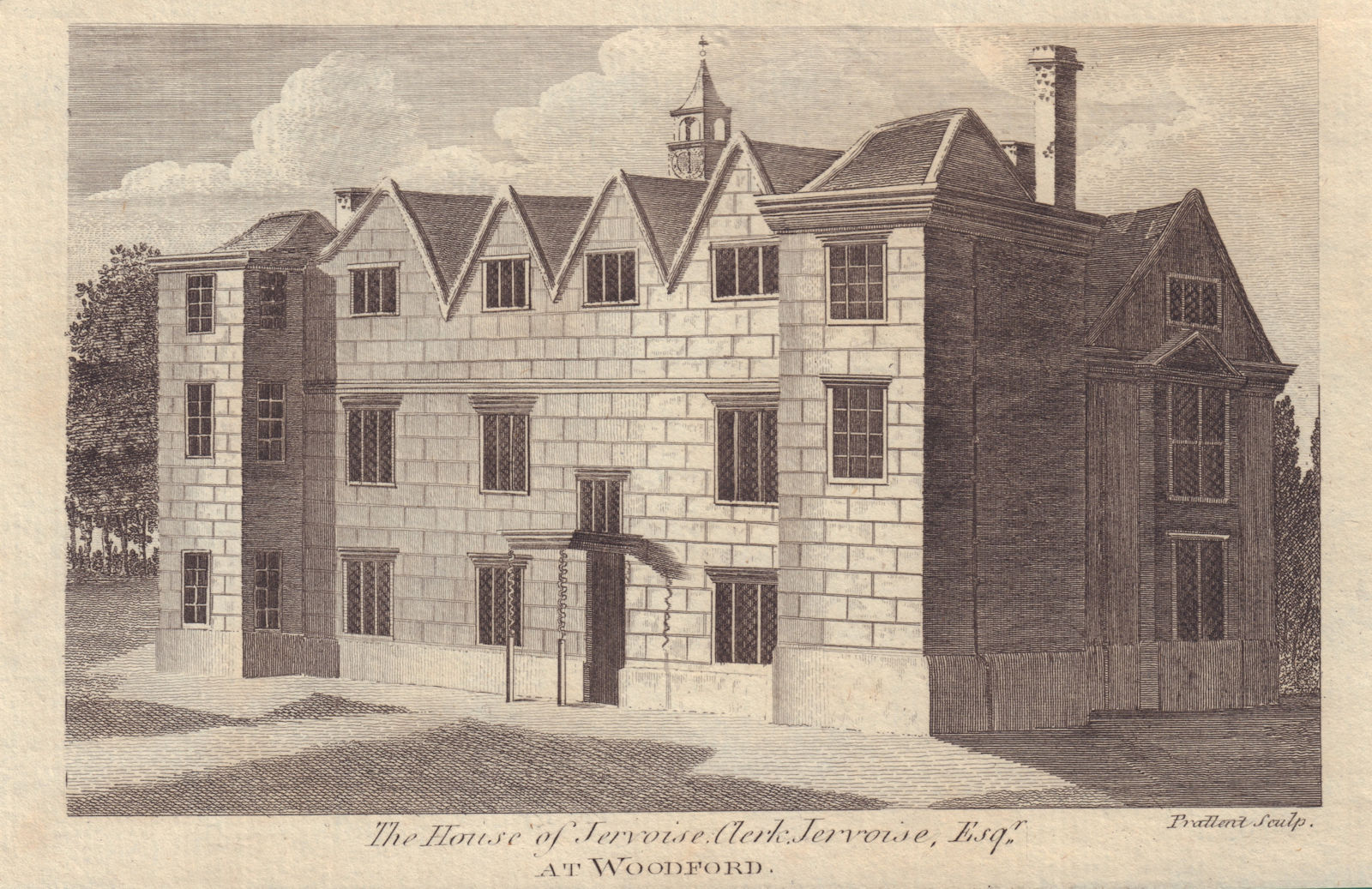 Harts House, Woodford Green. Owned by Jervoise Clerk-Jervoise. Rebuilt 1815 1789