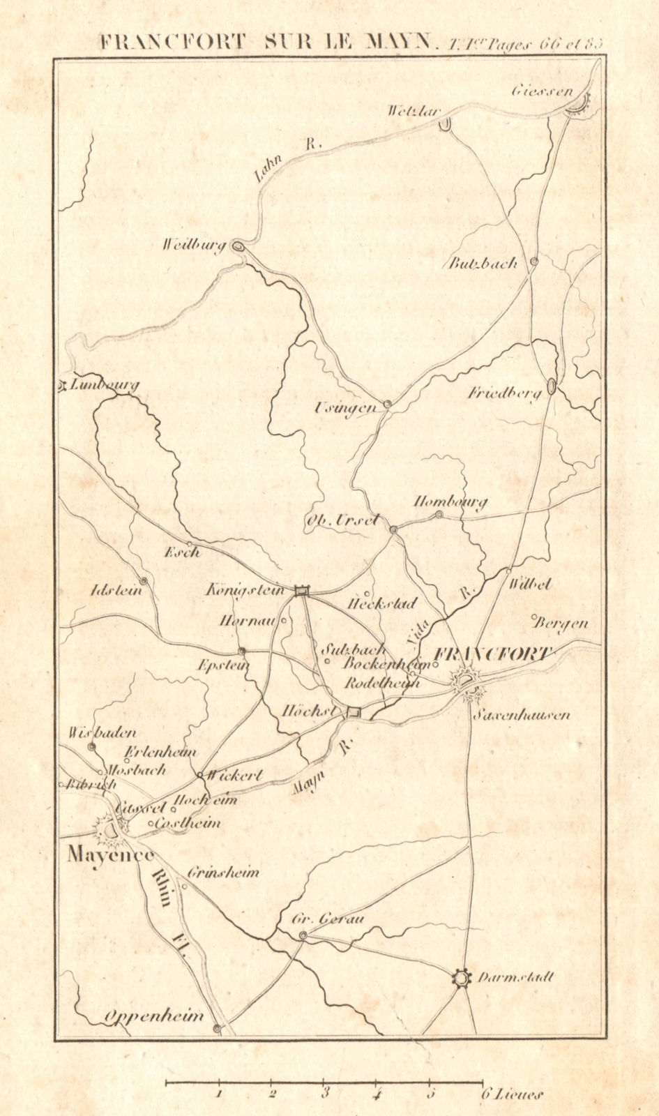 Associate Product Frankfurt am Main 1792. Mainz. War of the First Coalition. Germany 1817 map