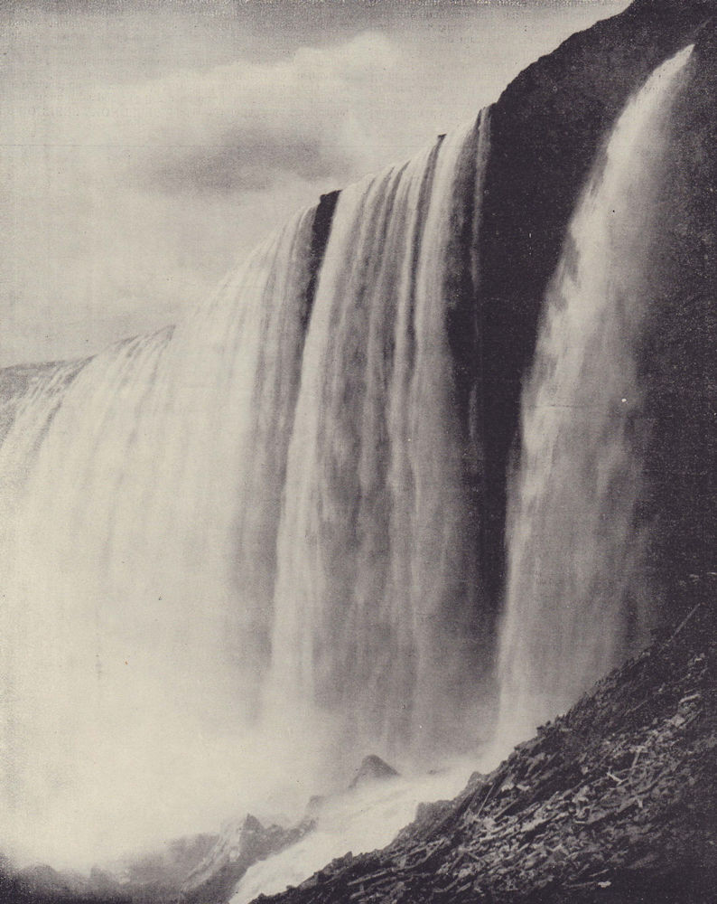 Horse Shoe Falls, Niagara. North America. STODDARD 1895 old antique print