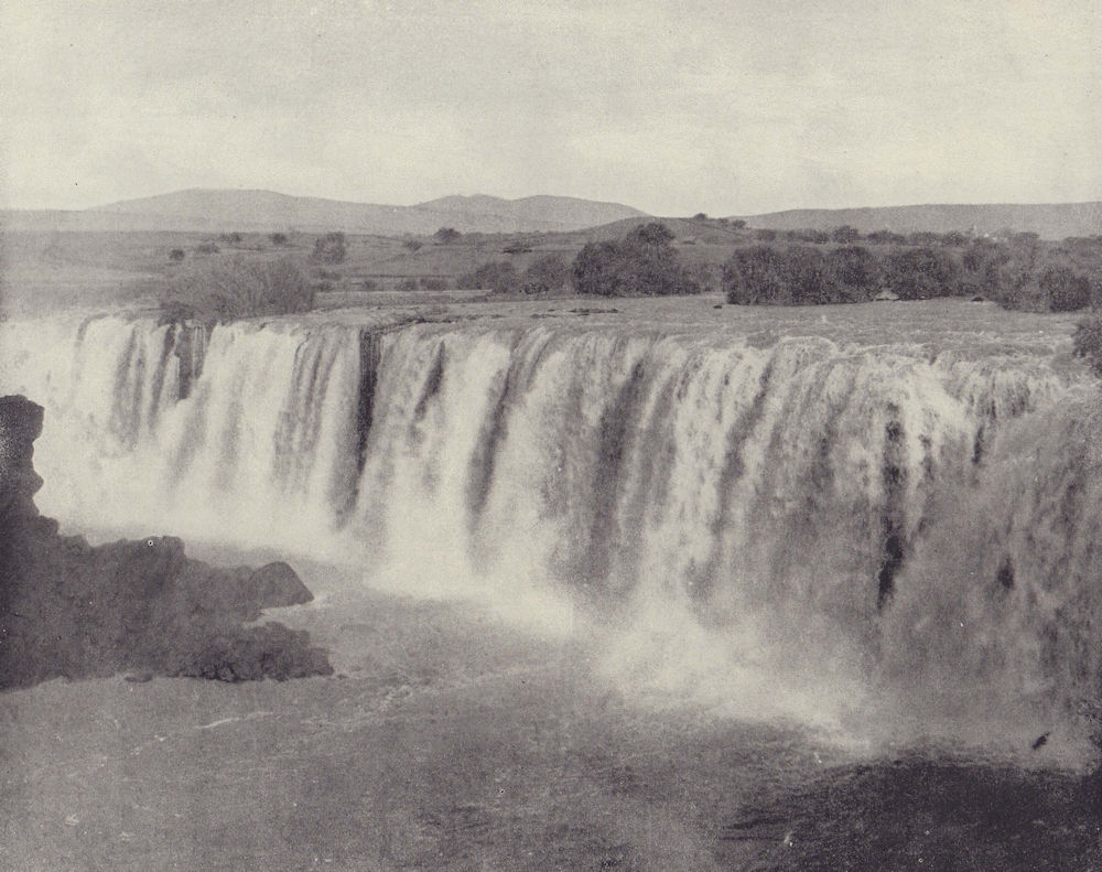 Juanacatlan Falls, Mexico. STODDARD 1895 old antique vintage print picture