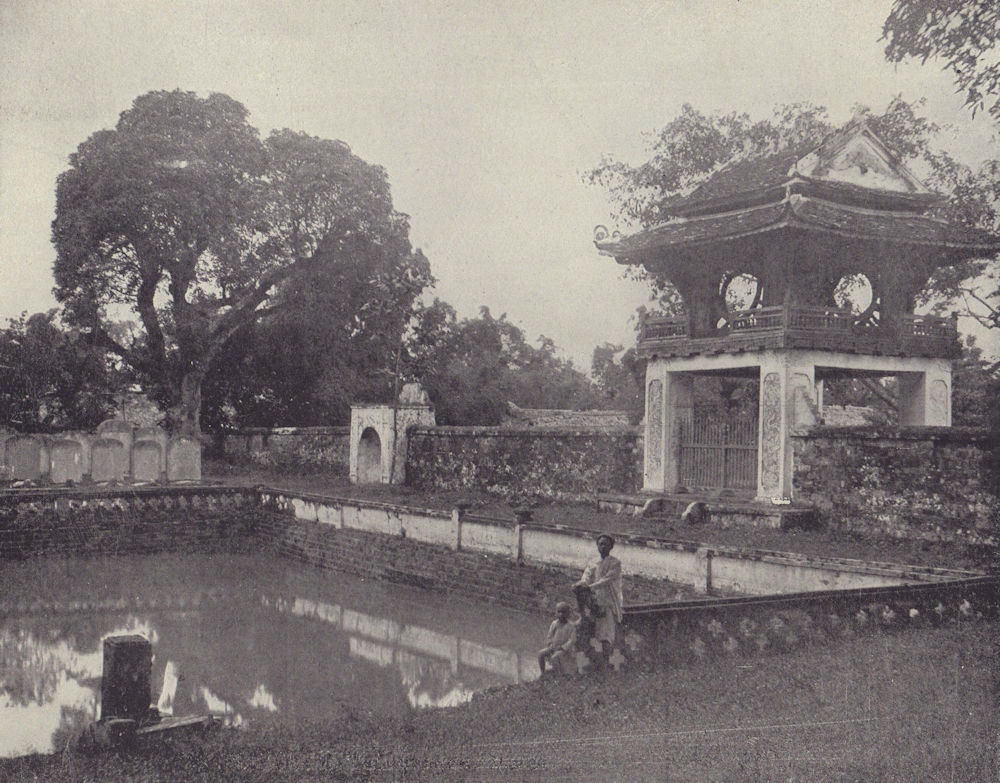 Associate Product The Pavilion of Eloquence, in Bac-Ninh, Vietnam. STODDARD 1895 old print