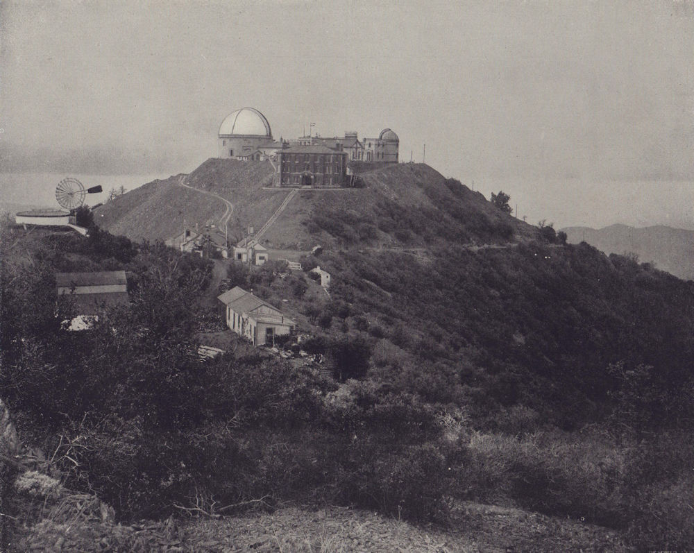 The Lick Observatory, Mount Hamilton, San Jose, California. STODDARD 1895