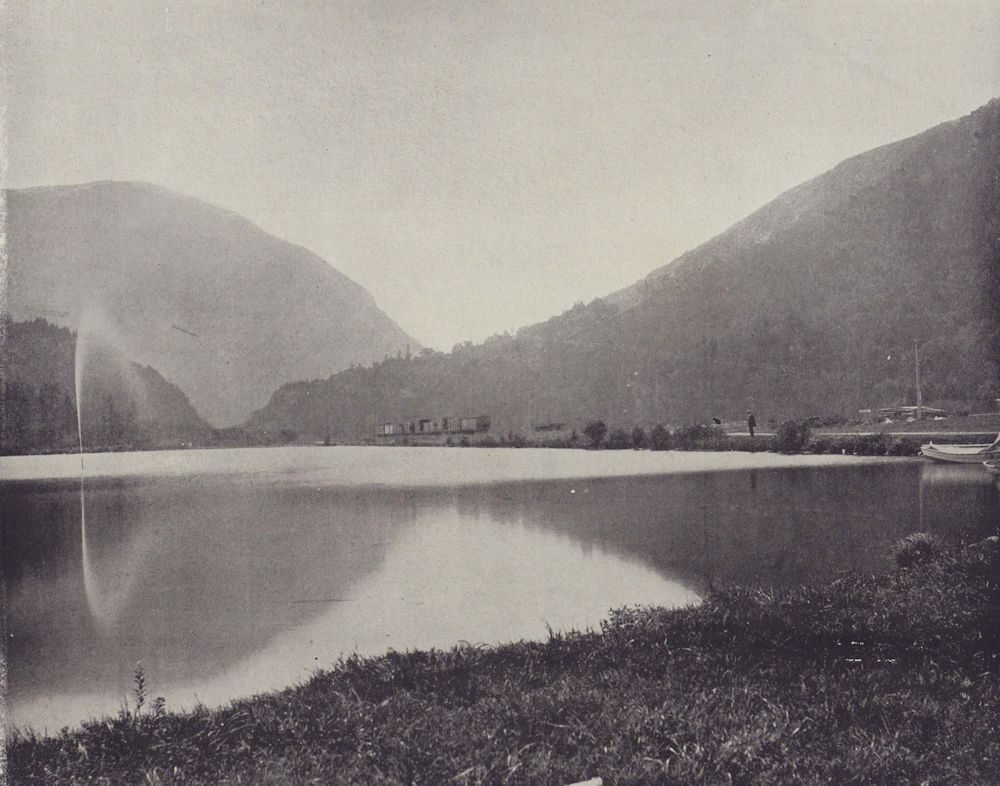 Associate Product Crawford Notch, White Mountains, New Hampshire. STODDARD 1895 old print