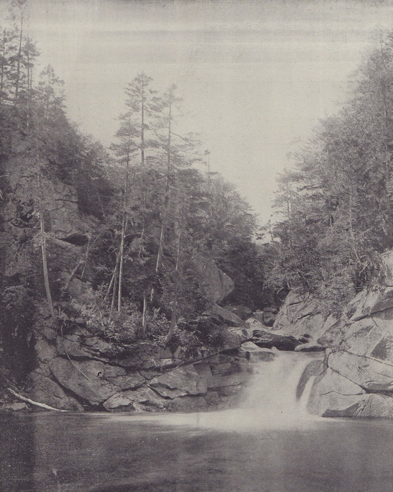 Associate Product The Devil's Pool, White Mountains, New Hampshire. STODDARD 1895 old print
