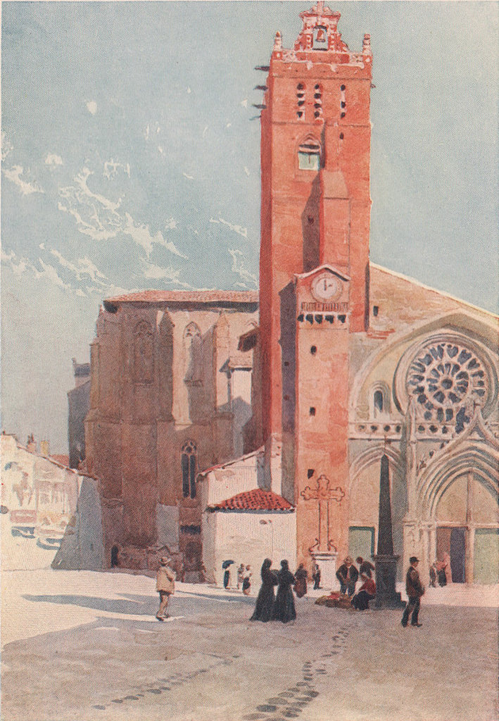 Toulouse, Cathedral of St. Etienne by Alexander Murray. Haute-Garonne 1904