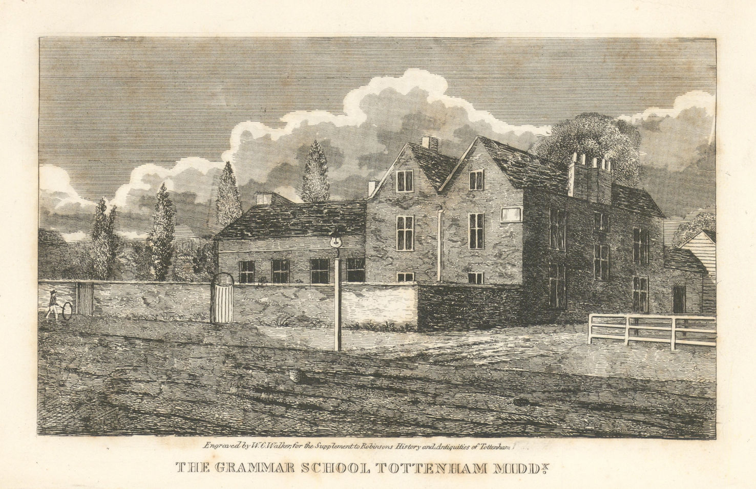 Associate Product Tottenham Grammar School <1840 whose pupils founded Tottenham Hotspur FC 1840