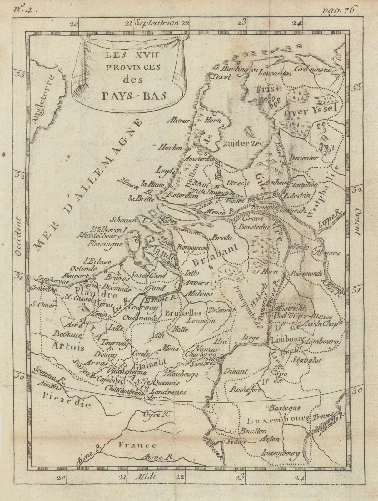 Les XVII Provinces des Pays-Bas. Netherlands & Belgium. BUFFIER c1818 old map