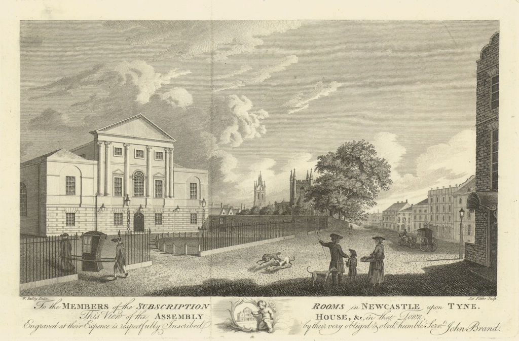 View of the Assembly House, 55 Westgate Road, Newcastle upon Tyne 1789 print