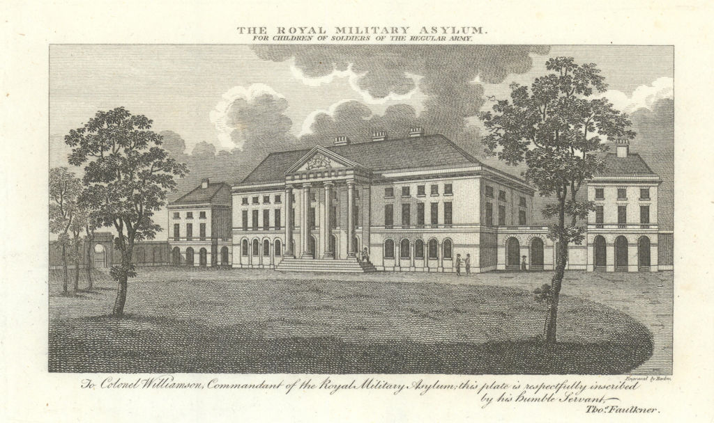 The Royal Military Asylum for children of soldiers… King's Road, Chelsea 1810