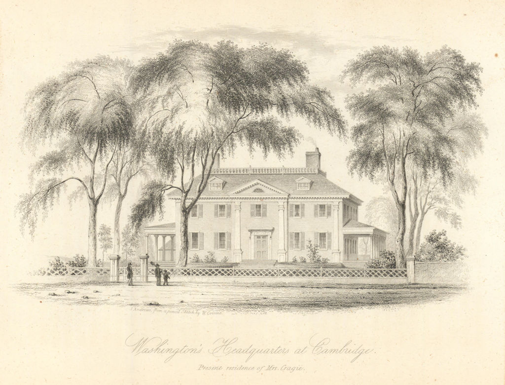 Longfellow House / Washington's Headquarters, Cambridge, Massachusetts 1843