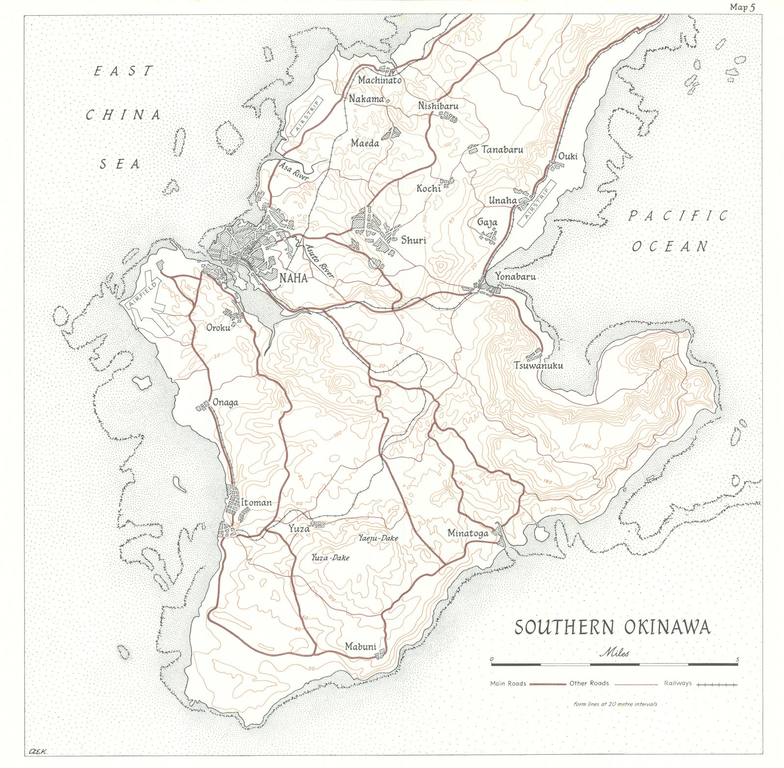 Associate Product Southern Okinawa 1945. World War Two 1969 old vintage map plan chart