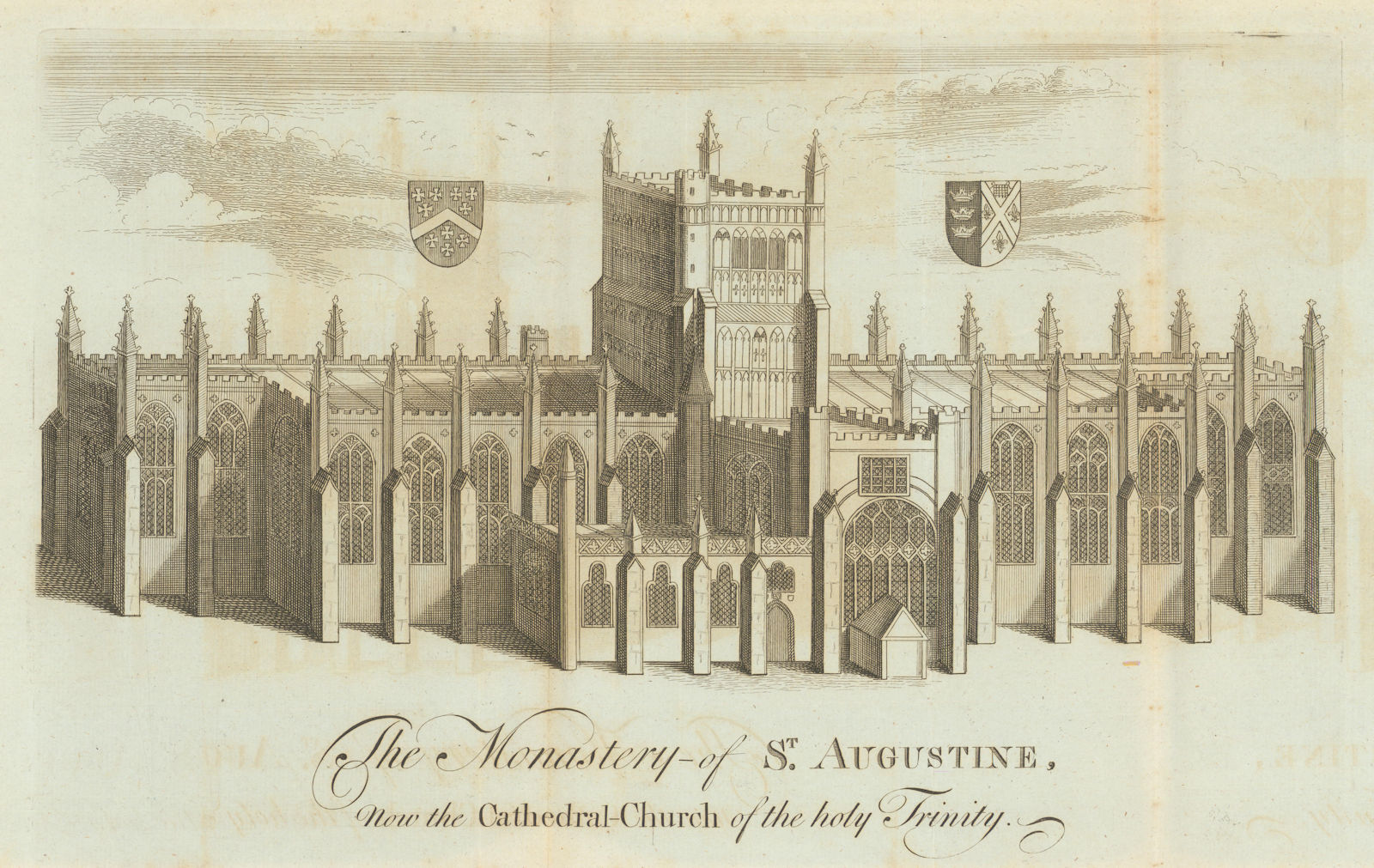 Monastery of St. Augustine or Cathedral-Church of the Holy Trinity, Bristol 1789