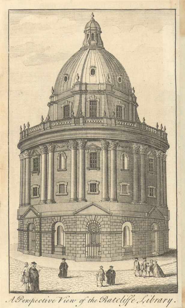 A Perspective View of the Radcliffe Library, Oxford. Gentleman's Magazine 1749