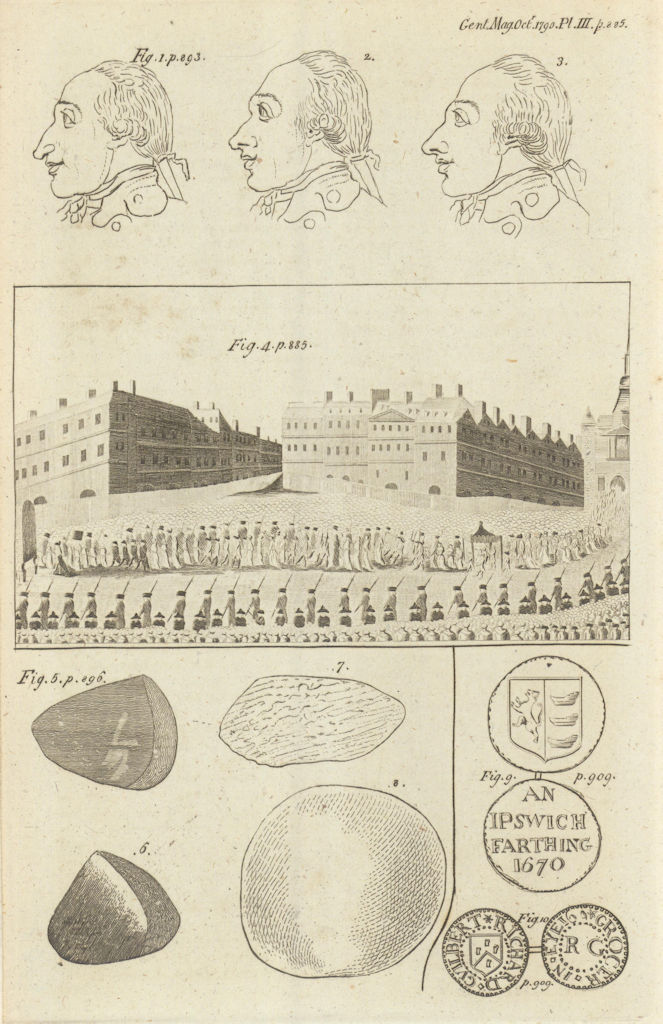 Procession of the States General at Paris 4 May 1789. French Revolution 1790