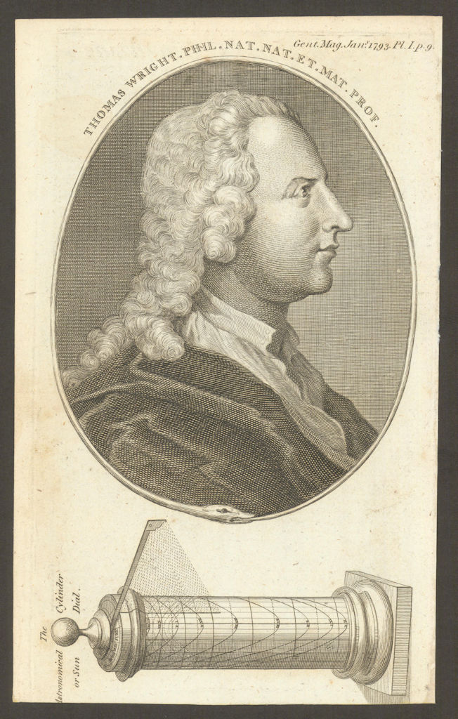 Thomas Wright. Astronomer & Mathematician. First to describe the Milky Way 1793