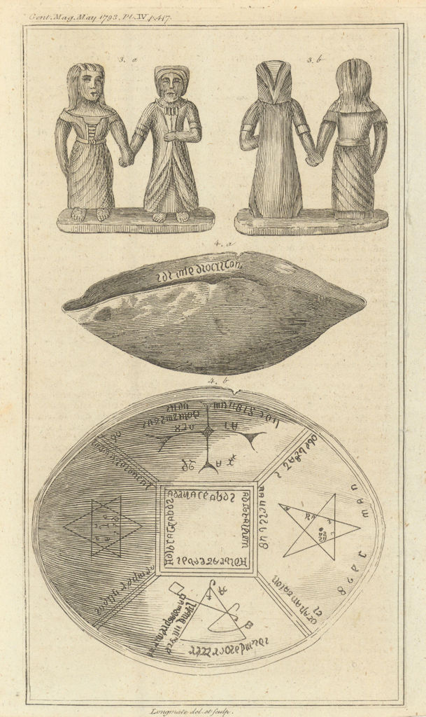 Bevis Marks Penates. Nativity bowl, College of Physicians Garden, London 1793