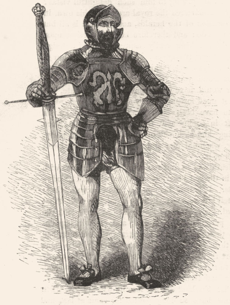 Associate Product MILITARIA. Foot Soldier, 1540 1845 antique vintage print picture