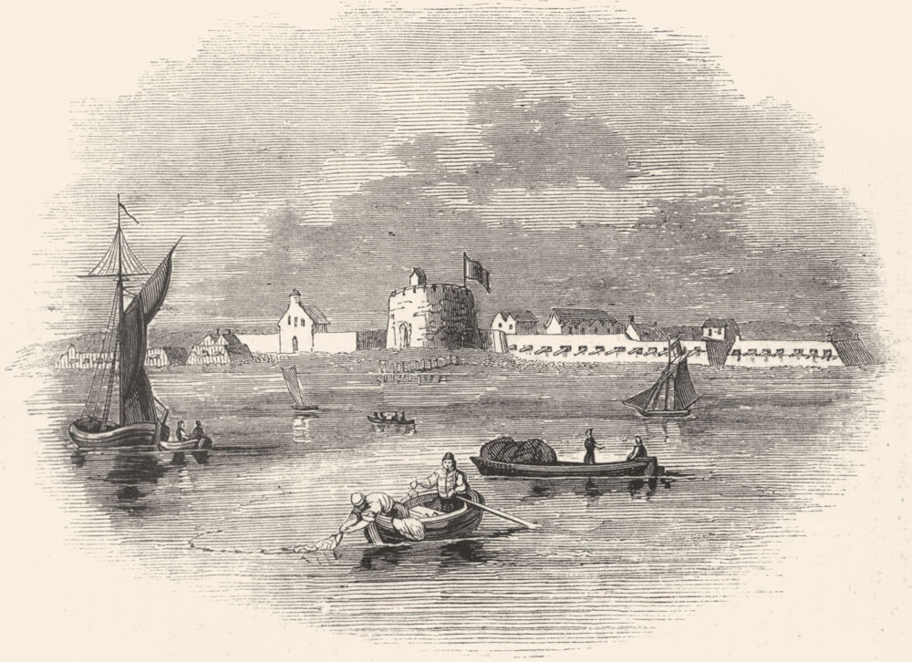 ESSEX. Tilbury Ft(Laymaker, engraved, Kip 1680 1845 old antique print picture