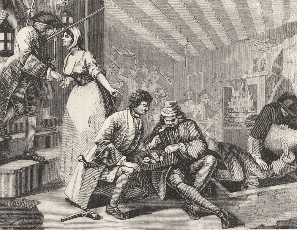 PORTRAITS. Idle Apprentice apprehended for murder 1845 old antique print