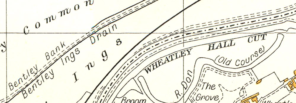 DONCASTER.Bentley,Intake,Willow Bridge,Wheatley Hills,Arksey 1935 old ...