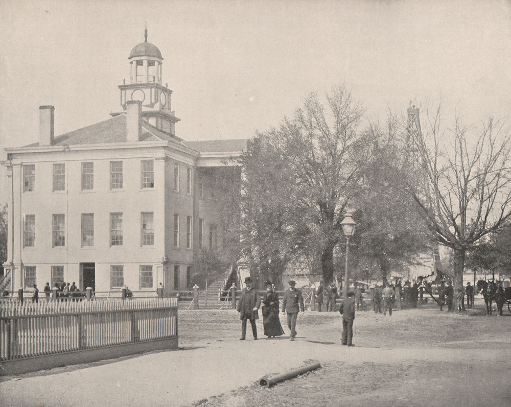 Courthouse, Thomasville, Georgia 1895 old antique vintage print picture