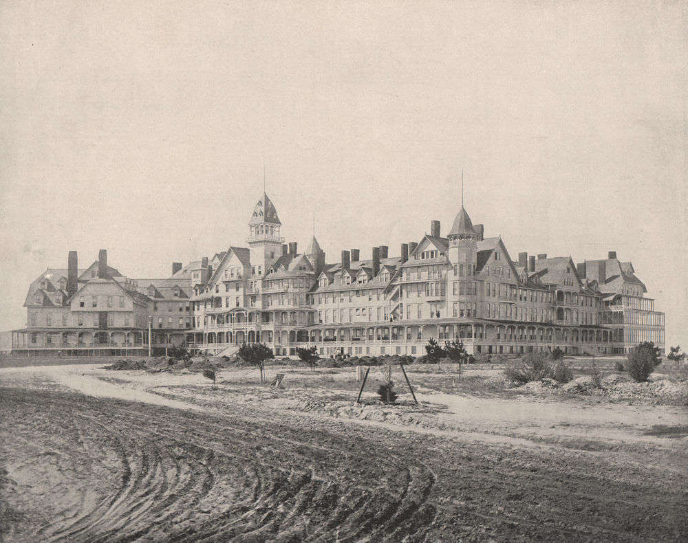 Associate Product Hotel del Coronado, Coronado Beach, San Diego, California 1895 old print