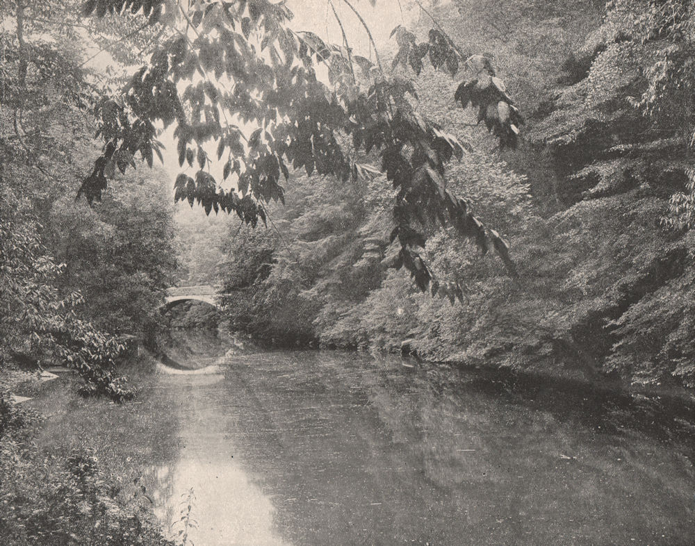 On the Wissahickon Creek, Fairmount Park, Philadelphia, Pennsylvania 1895