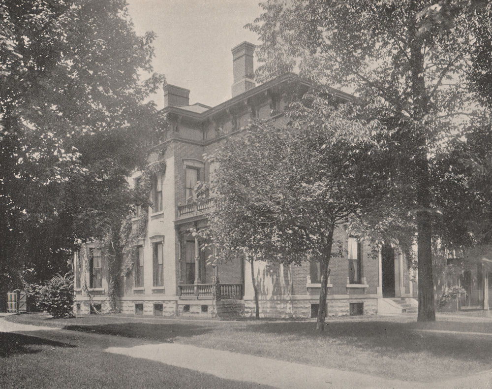 President Benjamin Harrison Home, Old Northside, Indianapolis, Indiana 1895