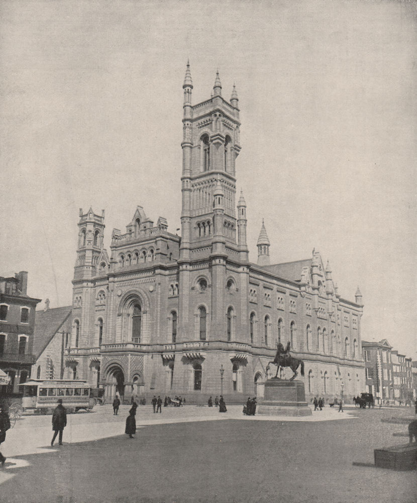 Masonic Temple, Philadelphia, Pennsylvania. Freemasons. Grand Lodge HQ 1895