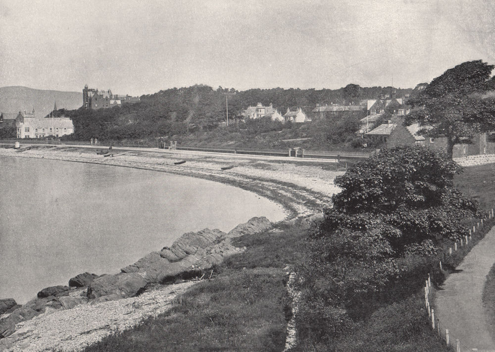 WEMYSS BAY. From the railway. Scotland 1895 old antique vintage print picture