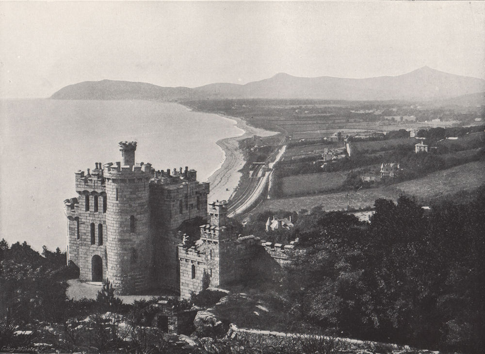 KILLINEY. General view. Leinster 1895 old antique vintage print picture