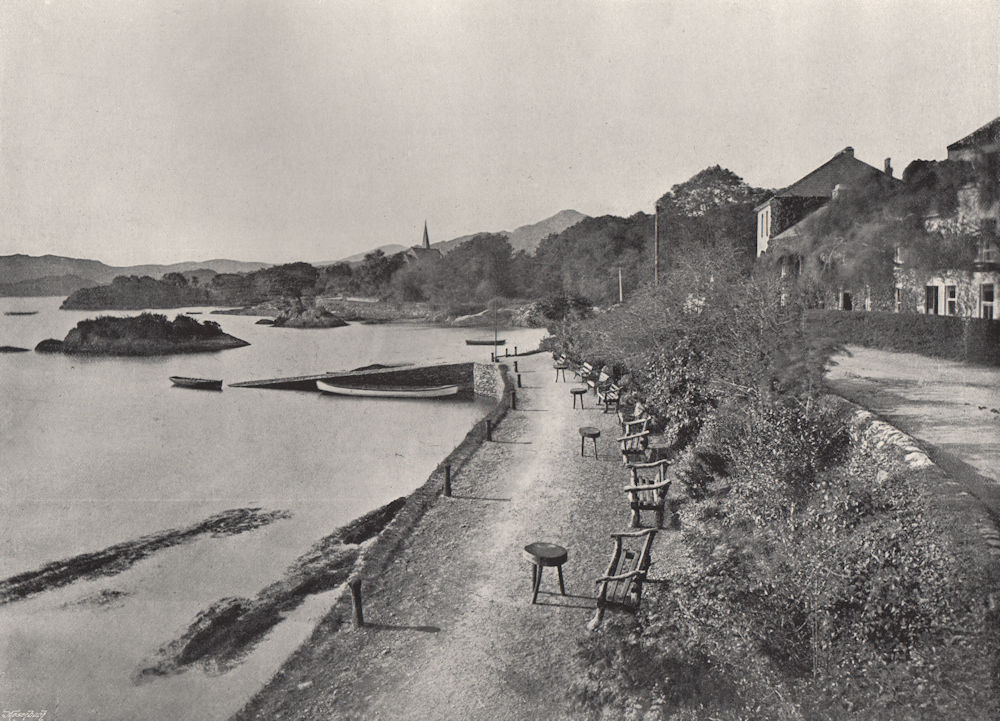 GLENGARRIFF. The esplanade. Munster 1895 old antique vintage print picture