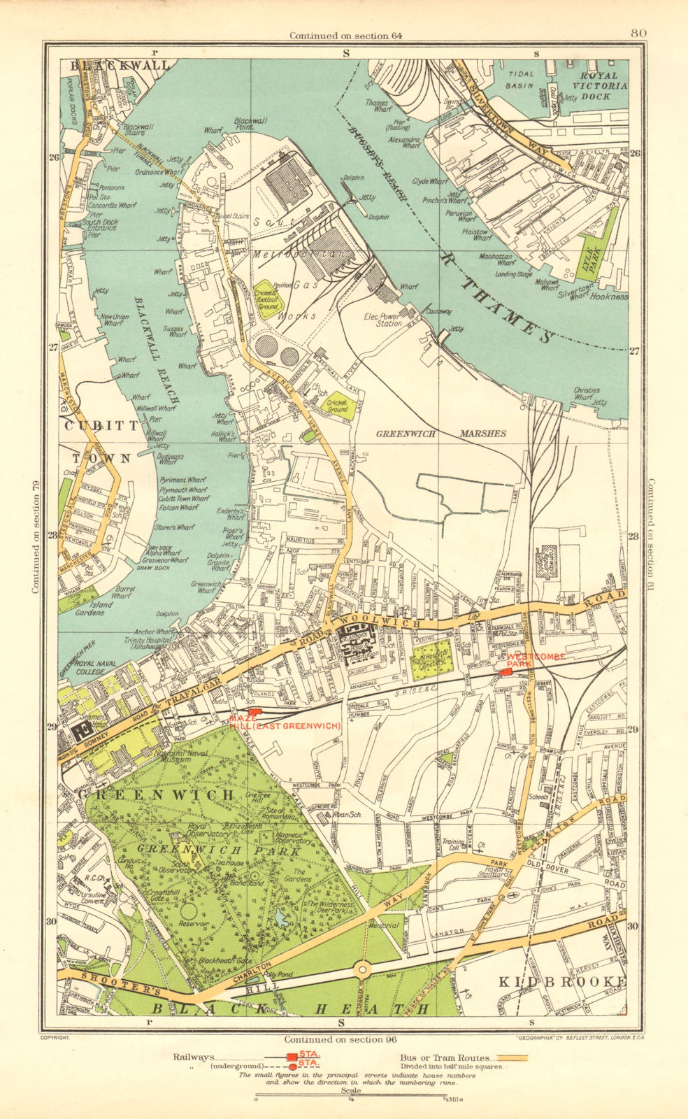 Associate Product GREENWICH. Blackwall Cubitt Town Silvertown Kidbrooke Maze Hill 1937 old map