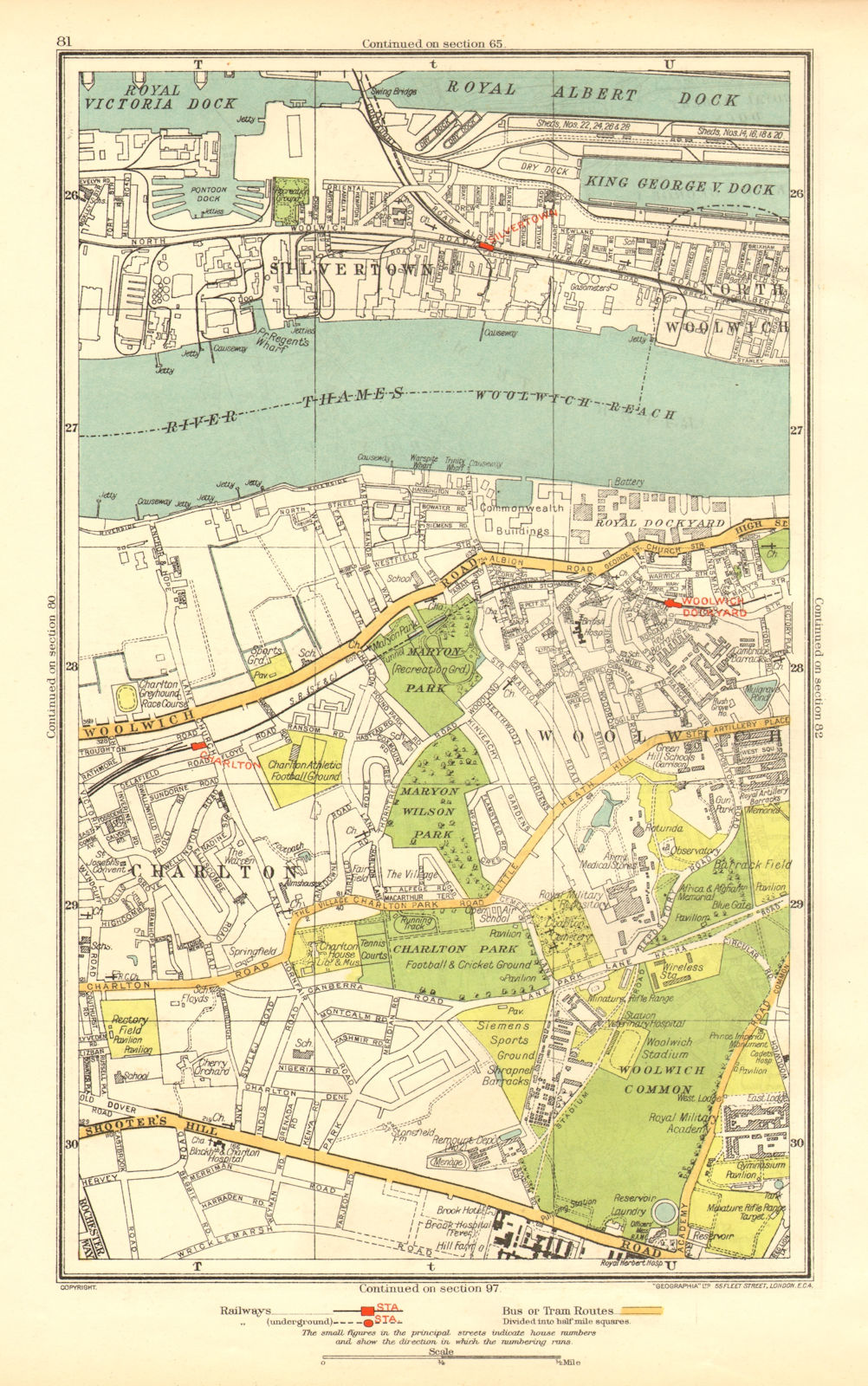 Associate Product LONDON. Charlton Greenwich Silvertown Woolwich Dockyard 1937 old vintage map