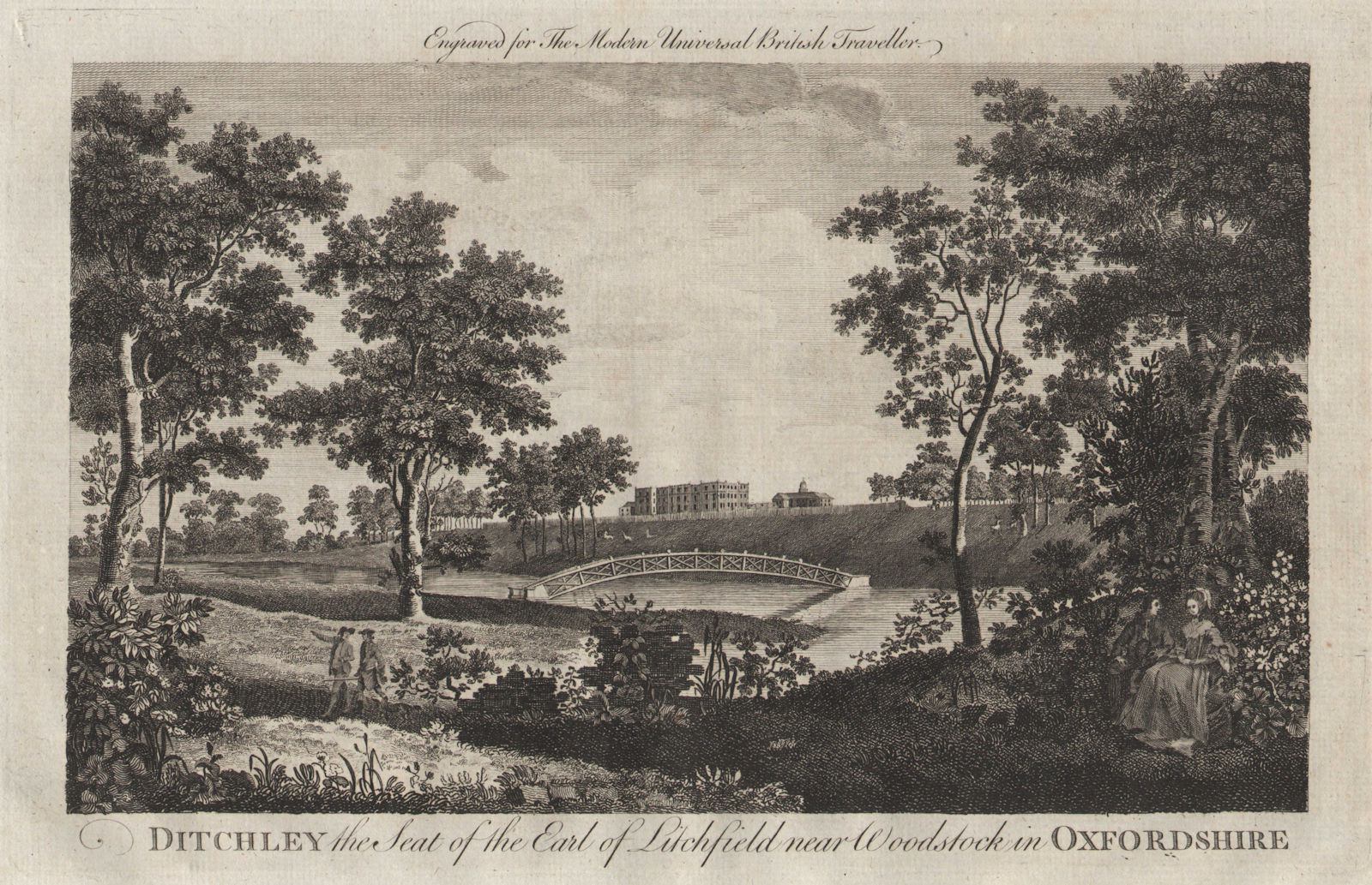 Ditchley Park, Charlbury, Woodstock, Oxfordshire. Litchfield. BURLINGTON 1779