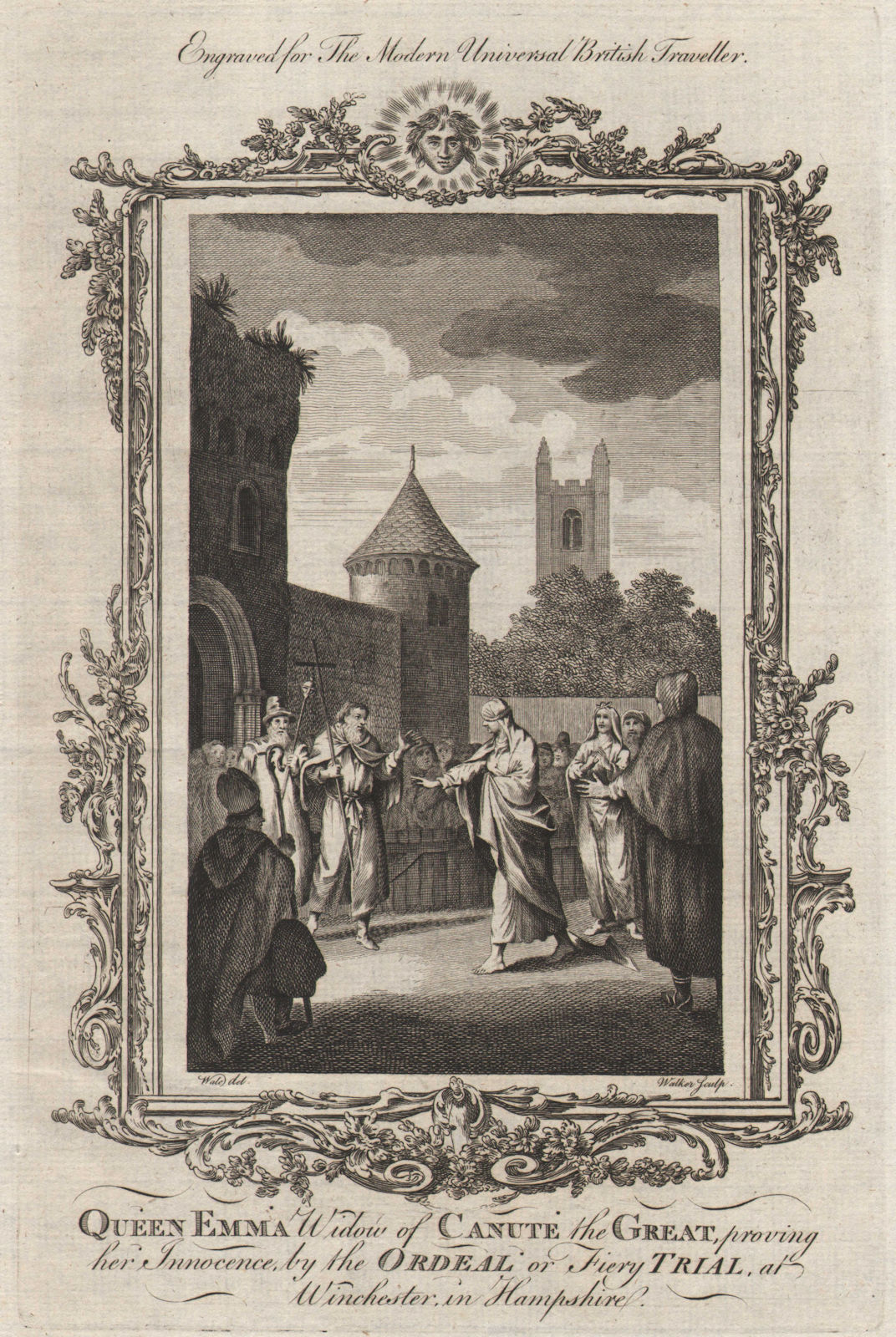 The ordeal of Queen Emma, widow of Canute the Great. Winchester. BURLINGTON 1779